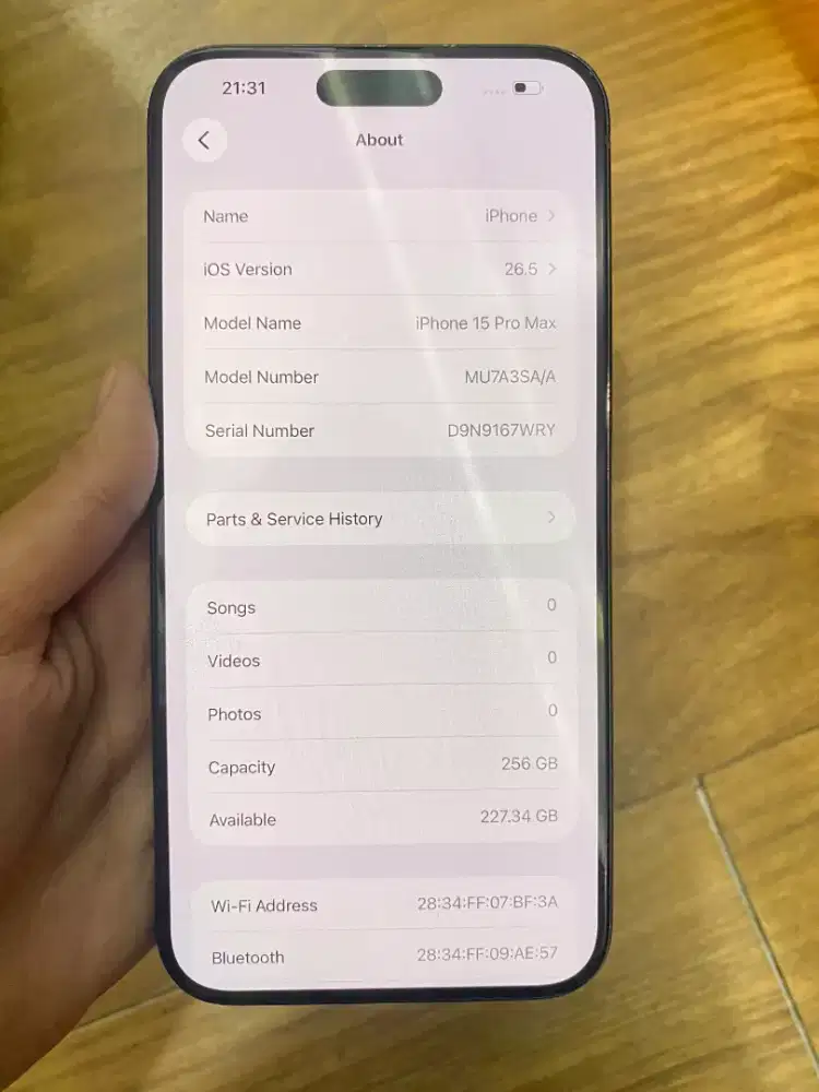IPHONE 15 PRO MAX-256GB-EX IBOX
