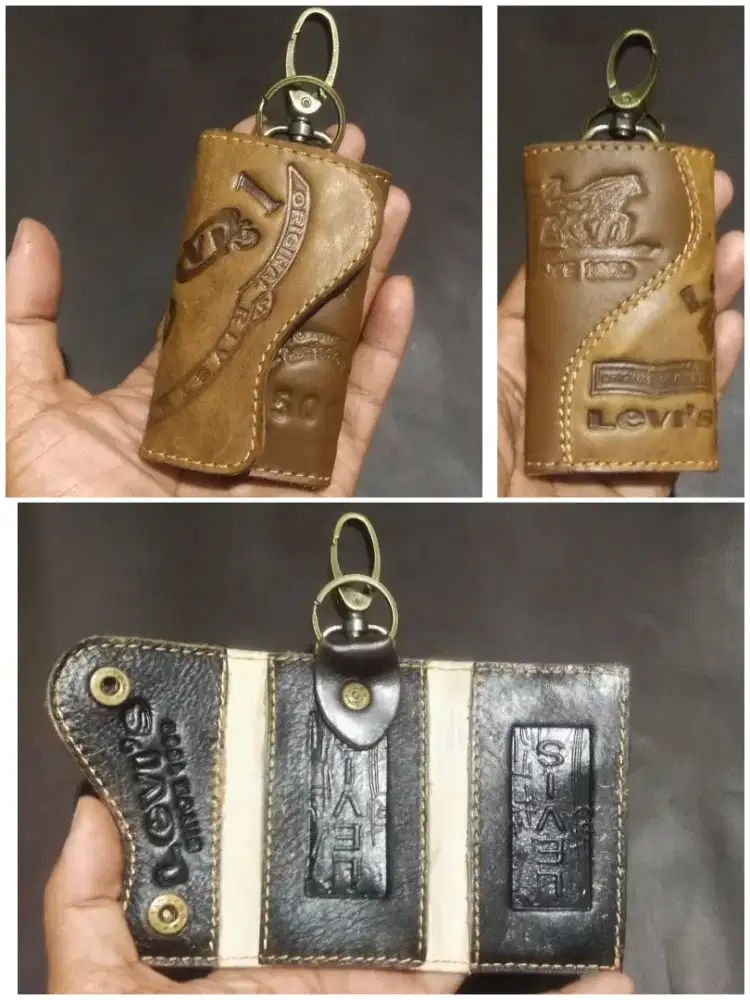 DOMPET StnK & Gantungan Kunci Asli FuL KuliT ecco 100% Eksklusif