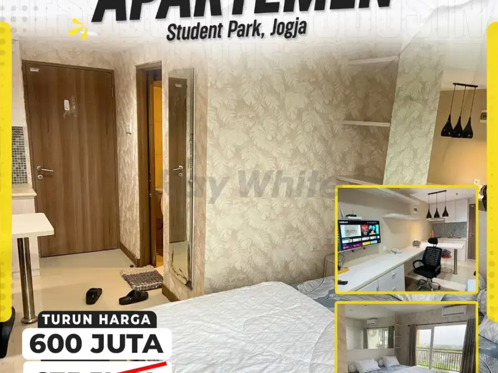 Dijual Apartement Student Park Full Furnished View Kota Dekat Kampus