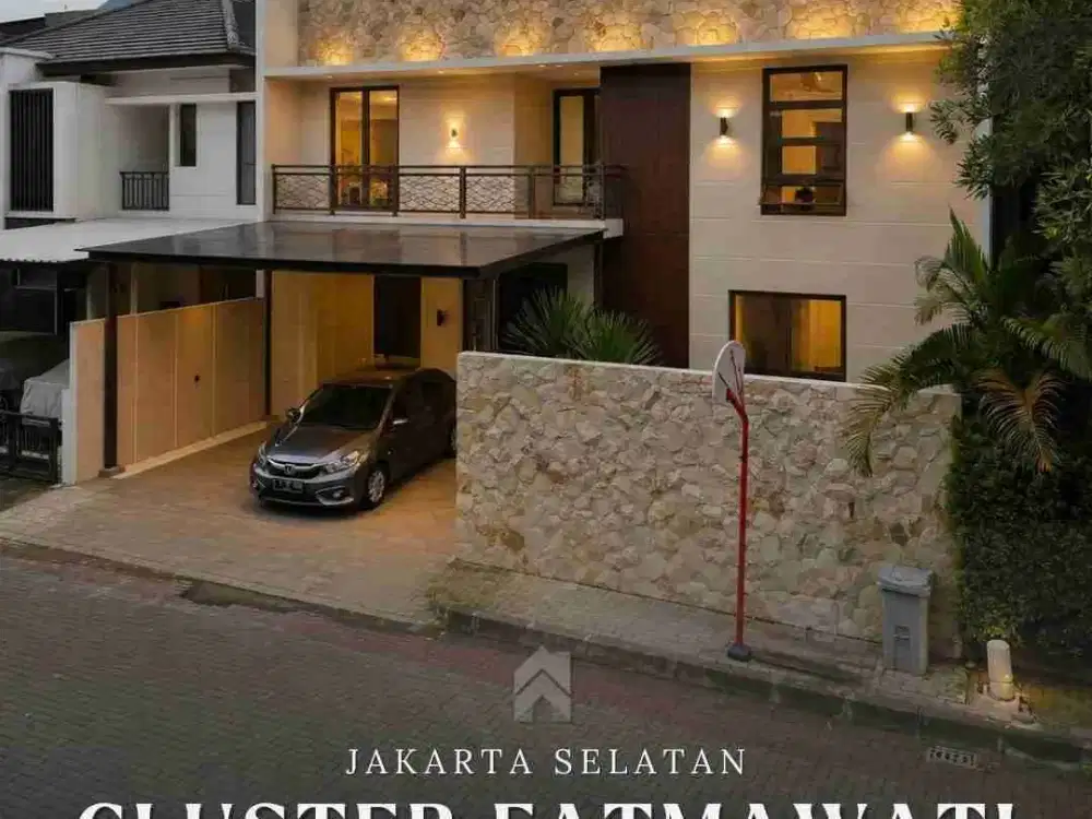 Dijual Rumah Modern Tropis Fatmawati Cilandak Full Furnished Harga Turun