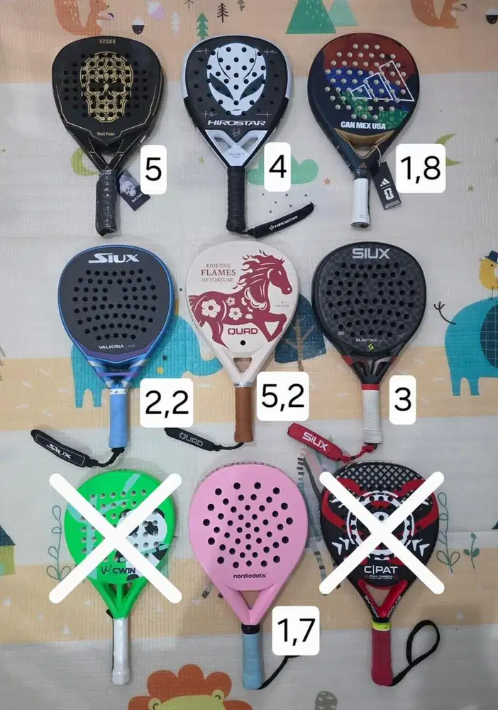 Raket Padel Adidas Siux Skull Quad Nordicdot Alien