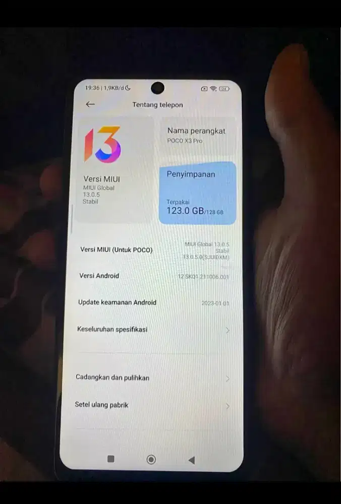 jual hp poco x3 pro