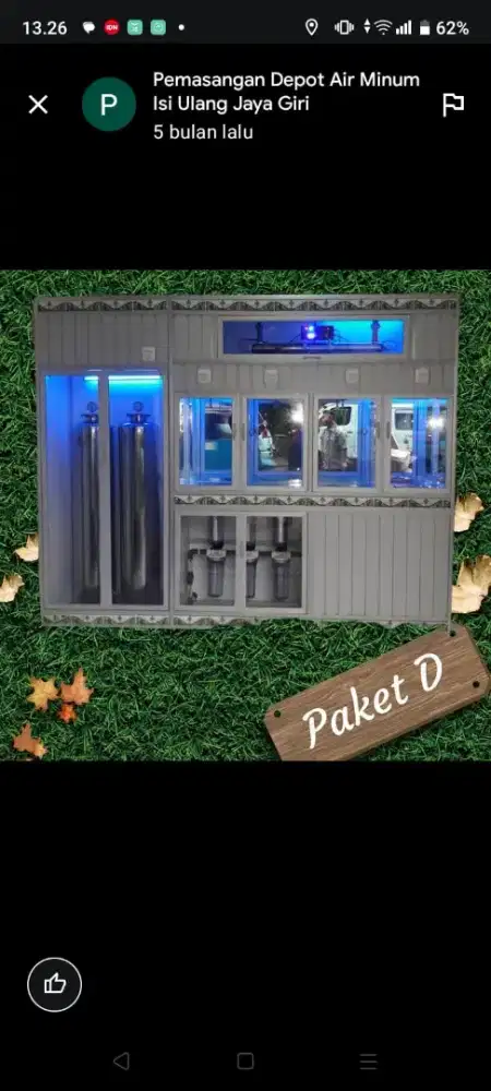 Depot air minum isi ulang berkualitas