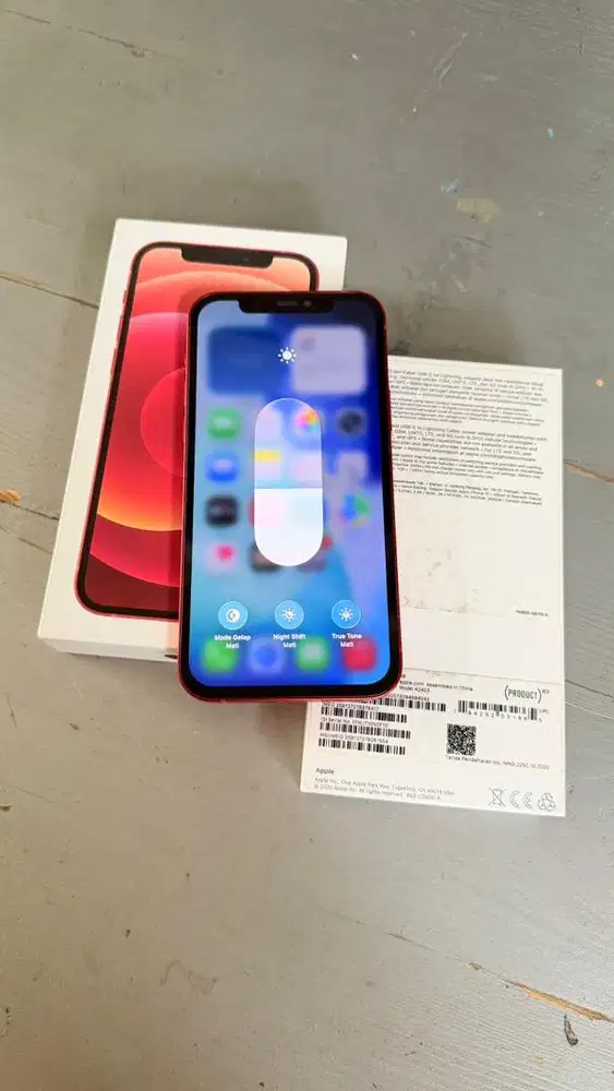 Iphone 12 Red 128GB Resmi Ibox Mulus Lengkap
