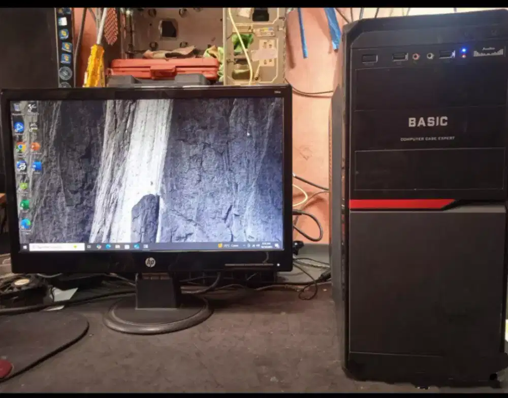 Pc Fullset And A4 6300 Ram 8 Gb Ssd+ Hdd Monitor 19 in