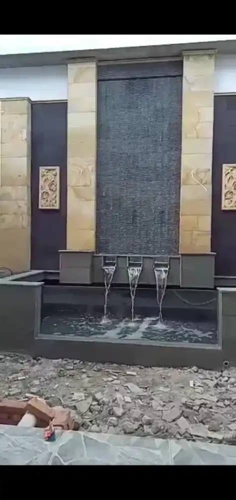 Kolam ikan koi dan filter