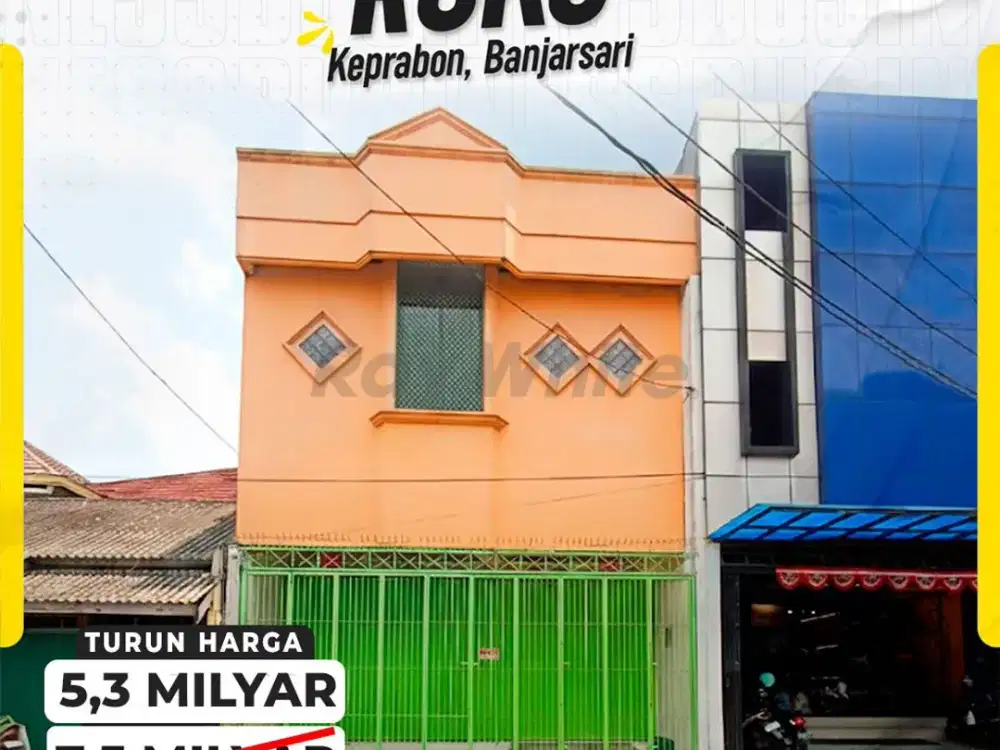Butuh Uang TURUN HARGA  Jarang Dijual Ruko selangkah dari Slamet Riyadi Keprabon