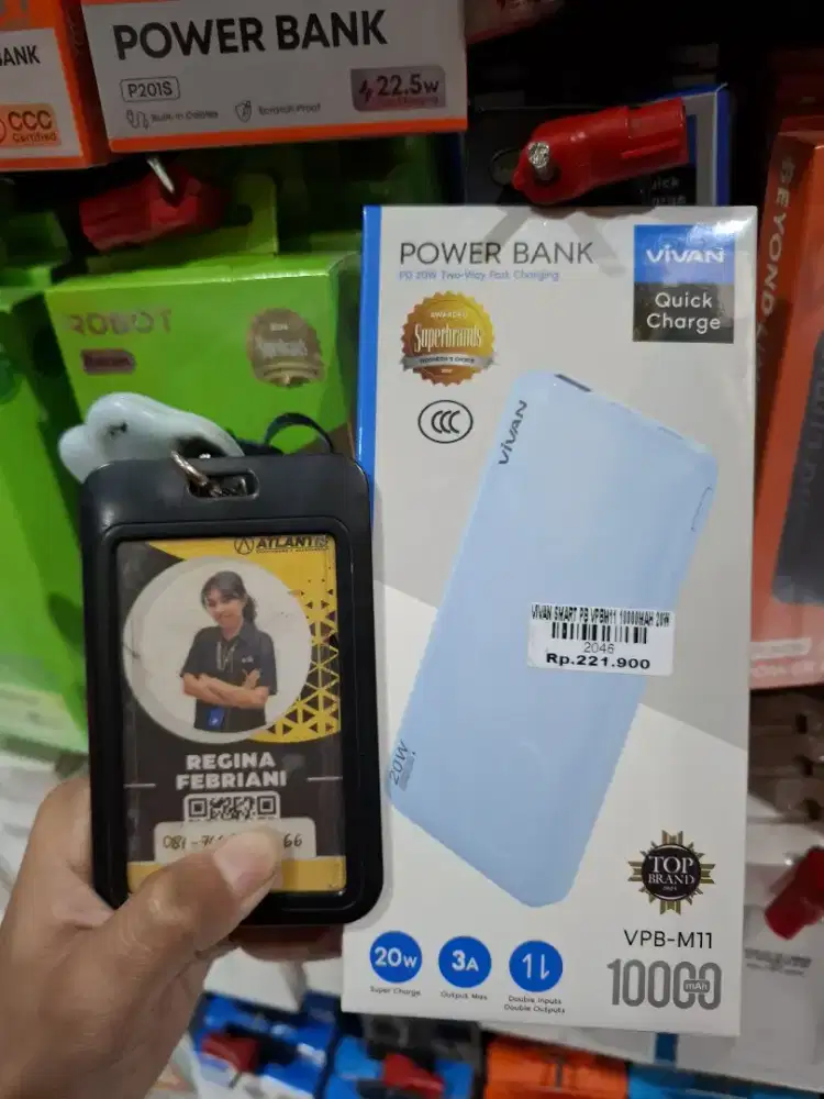 VIVAN SMART PB VPBM11 10.000MAH 20W | ATLANTIS DAHSYAT