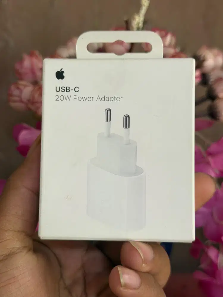 adaptor iphone 20w baru buka segel