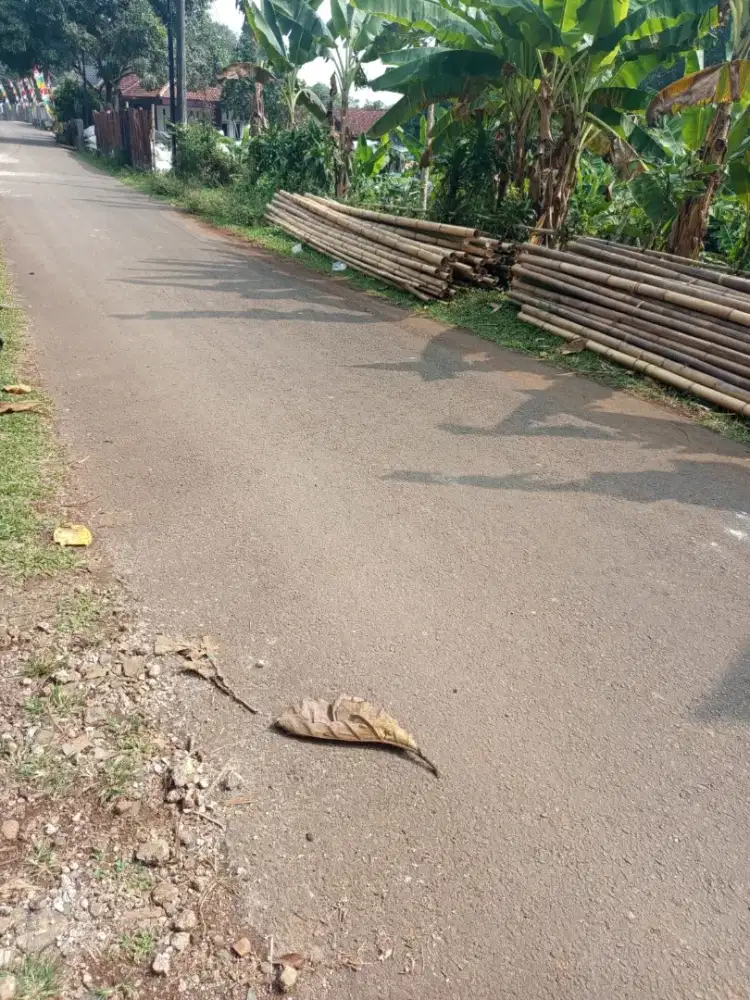 Tanah SHM 1,1 Ha di Rabak Rumpin, Datar dan Akses Mobil 2 Arah