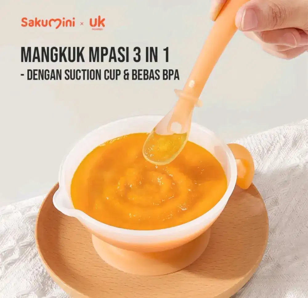 Sakumini Suction Bowl Set Portable 250ml