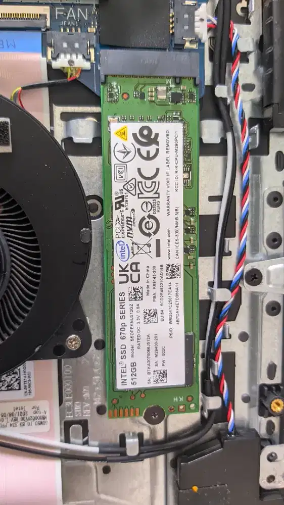 Ssd nvme 512gb normal