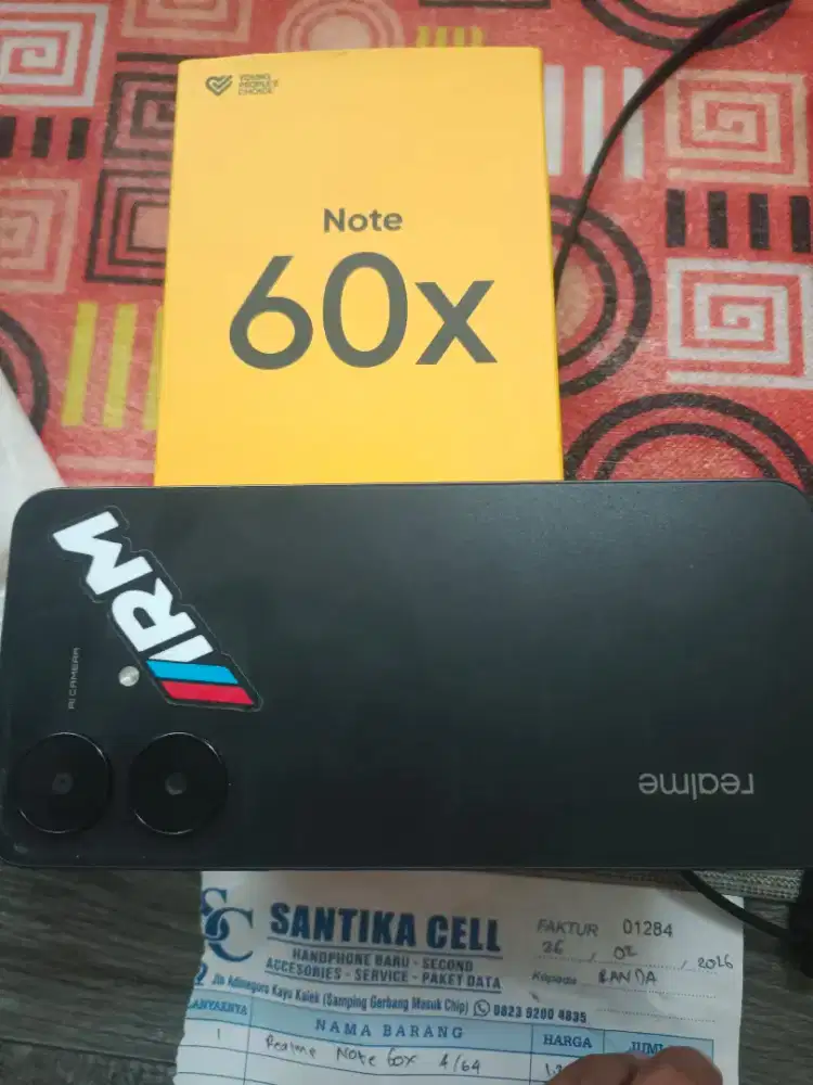 Dijual Realme note 60x