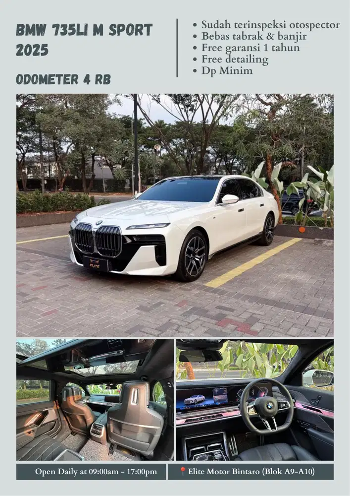 BMW 735Li M Sport 2025