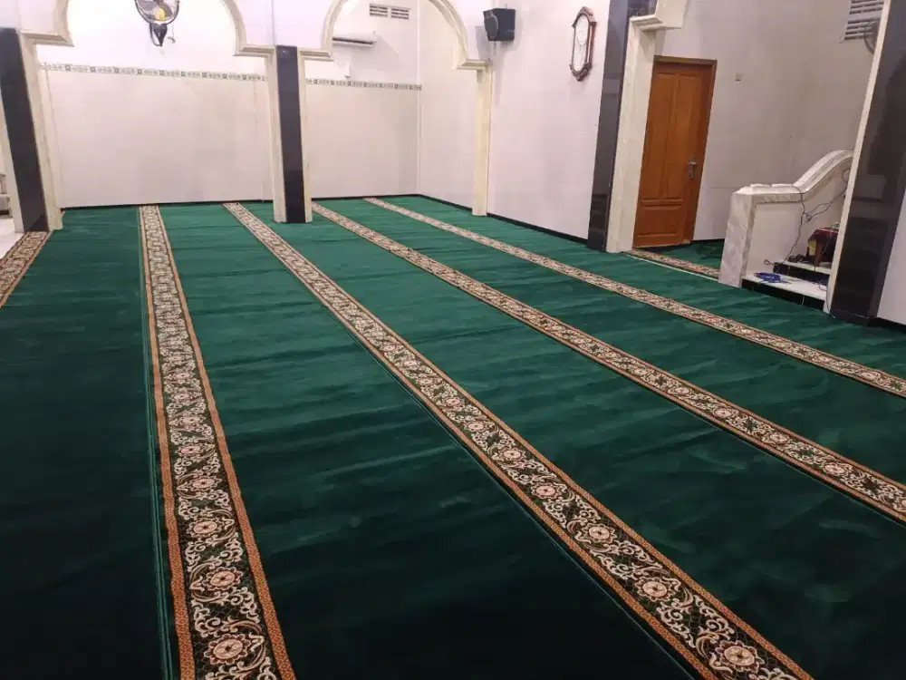 JUAL KARPET MASJID SEMI IMPORT TEBAL HARGA GROSIR