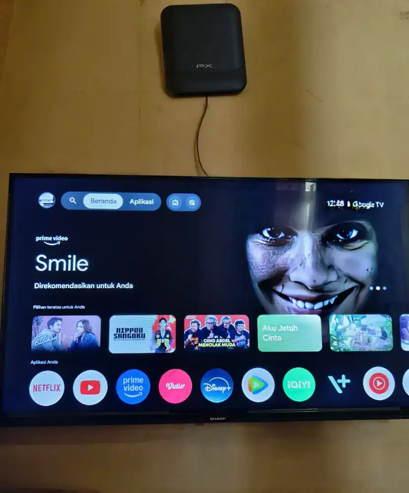 Android tv sharp aquos 32inch,mulus no minus