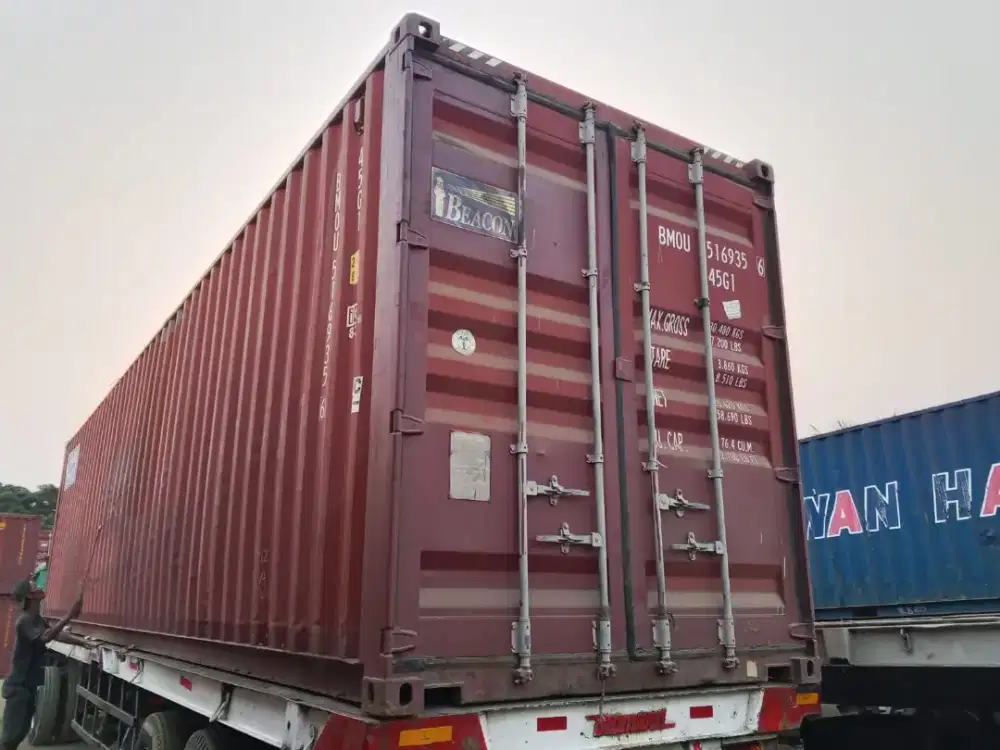 Jual kontainer Dry 40 FT HQ, siap pakai
