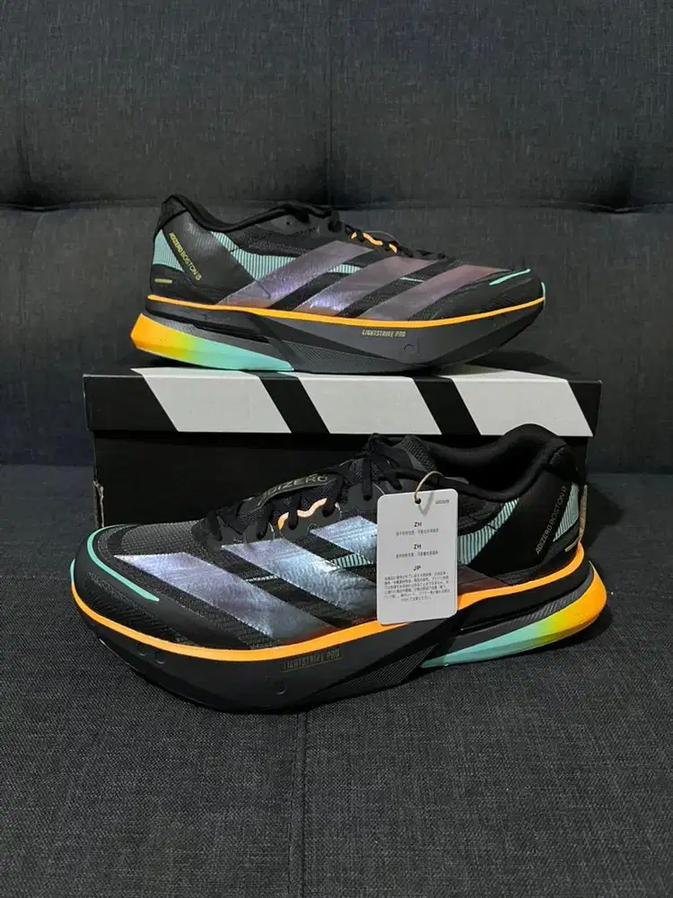 Sepatu Adidas Adizero Boston 13 CNY Black Size 42-44 BNiB