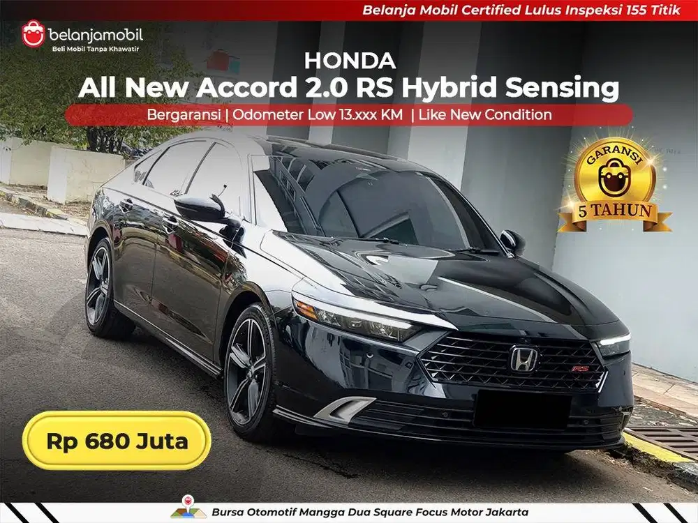 [ GARANSI 5THN KM 13RB ] Honda Accord RS Hybrid Sensing 2023/2024/2025