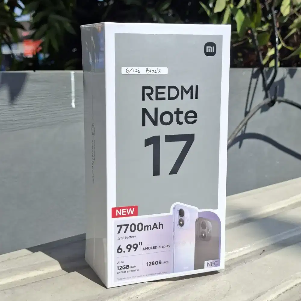 Jual Cepat Redmi Note 17 6/128GB Bergaransi | Stock Terbatas Termurah!
