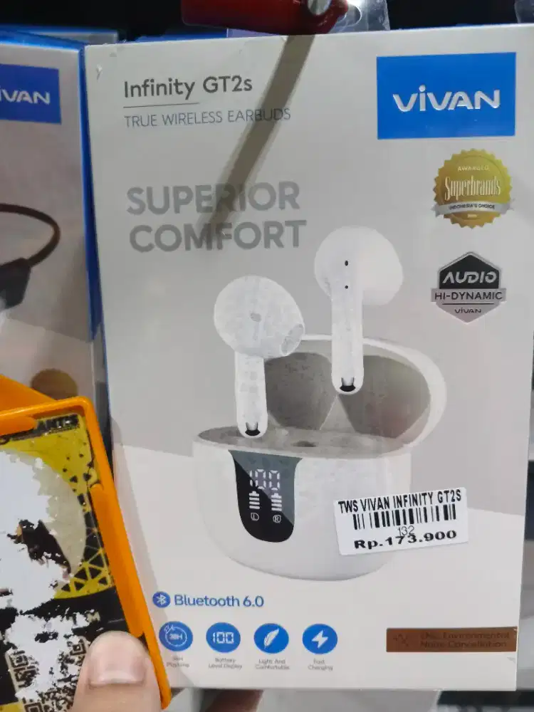 TWS VIVAN INFINITY GT2s SUPERIOR COMFORT