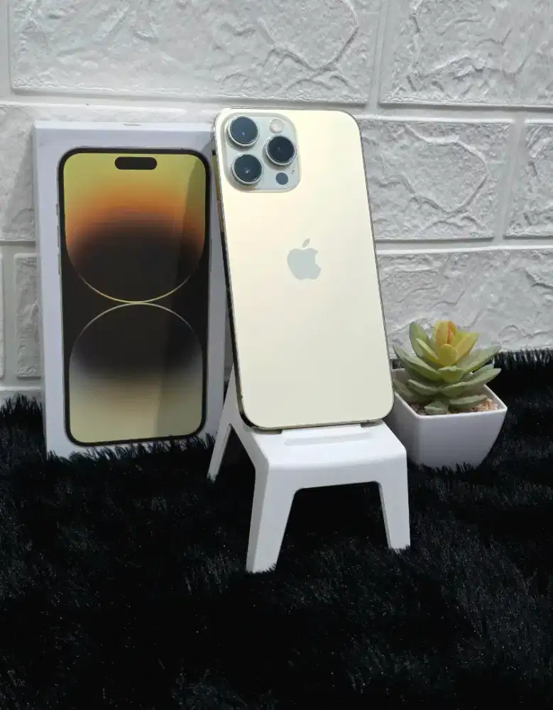 IPhone 14 Pro Max 128Gb Emas iBox Seadanya Cekkk Langsung