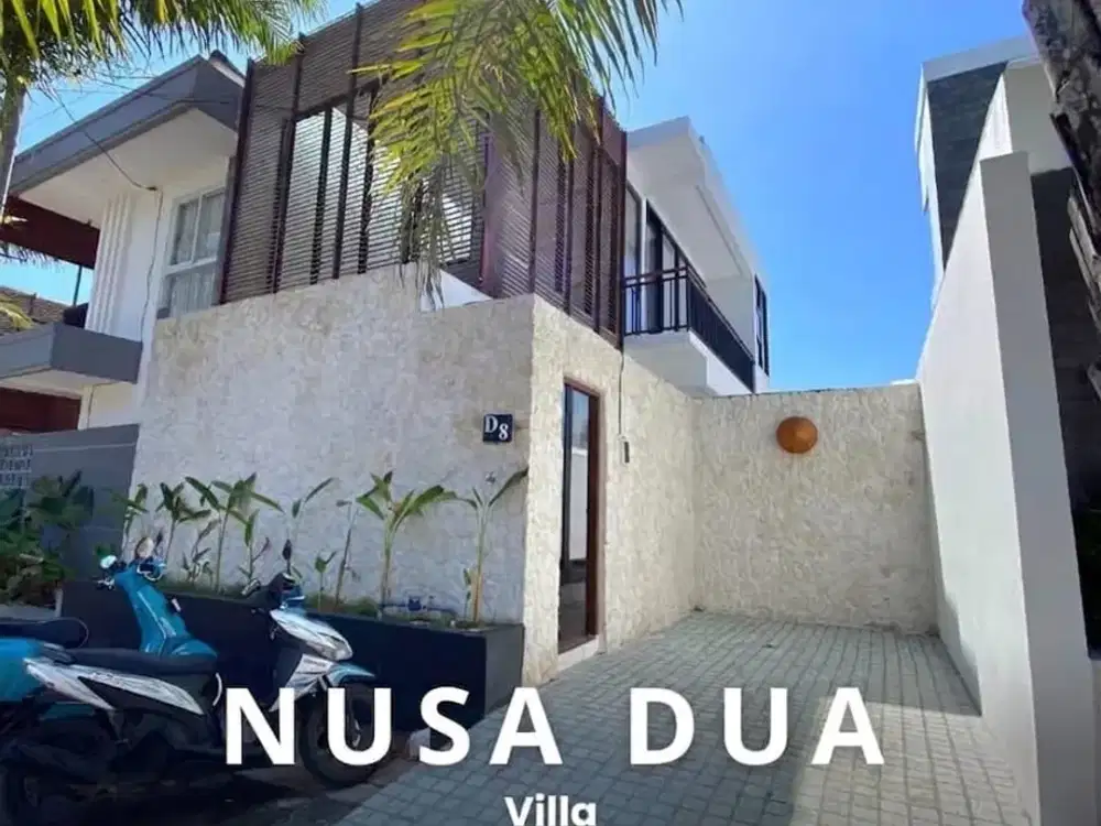 Villa Tropis Minimalis Nusa Dua Dalam Kawasan Villa Area Bali