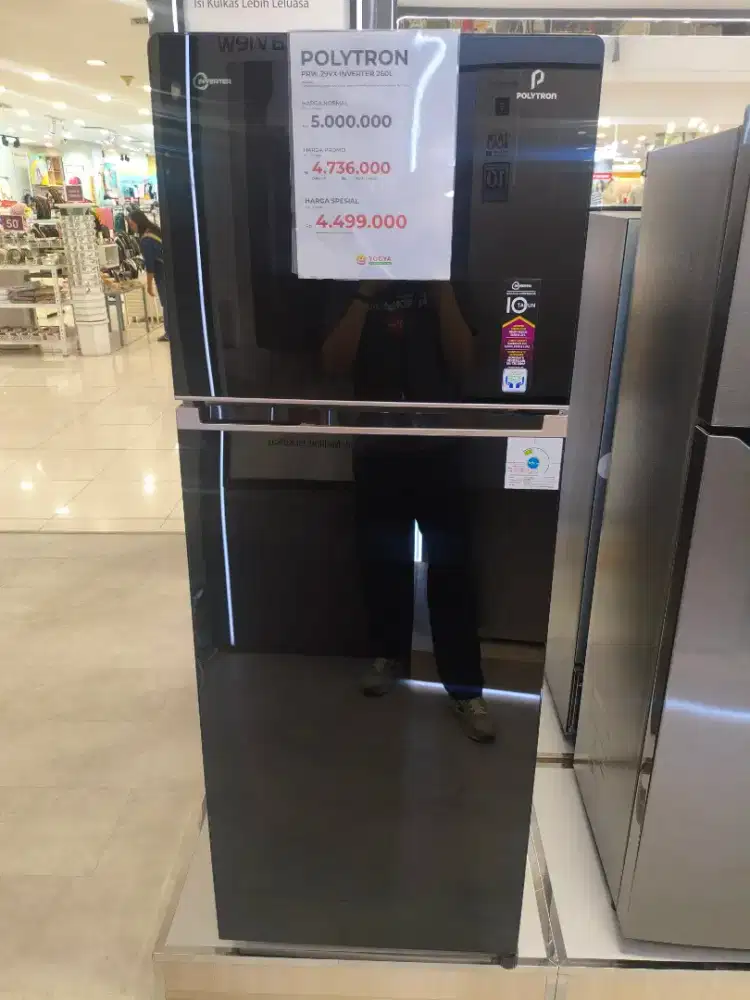 Cash & Kredit Kulkas POLYTRON PRW 29VX Inverter 260L
