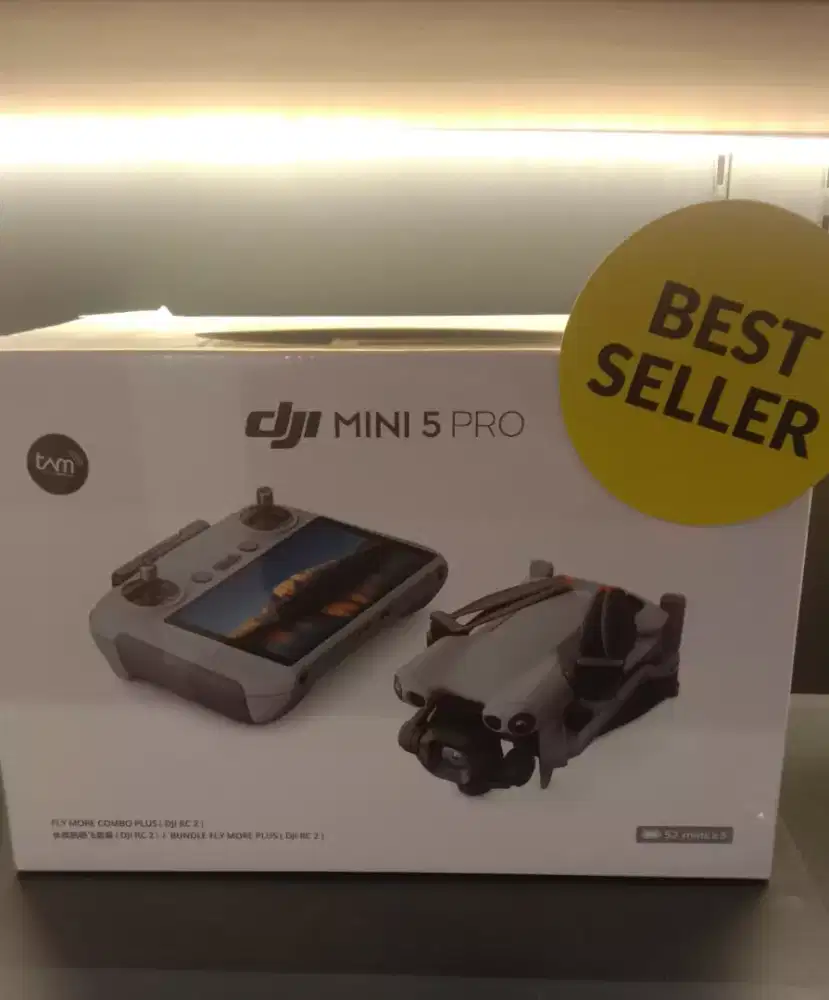 [PROMO CICILAN TANPA DP] DJI Mini 5 Pro Fly Combo Plus (RC2)