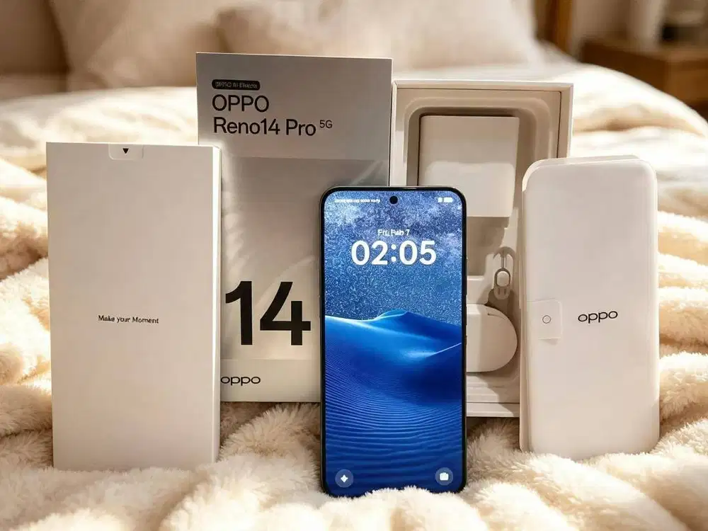 Oppo Reno14 Pro 5G 12/512 Istimewa Mulus Like New No Minus