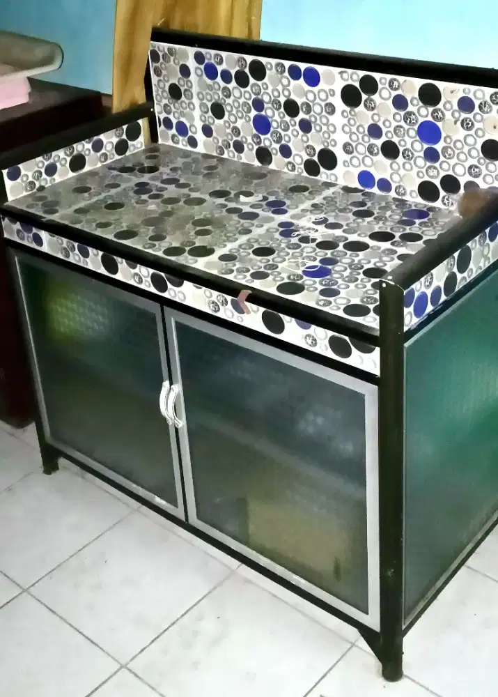 RAK MEJA KOMPOR ALUMUNIUM