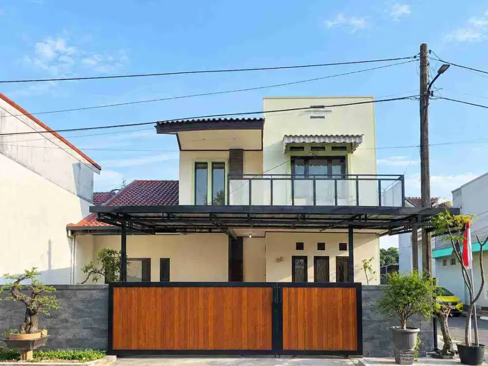 DIJUAL – Rumah Hook 2 Lantai SHM 4 KT Dekat Summarecon & Tol Gedebage