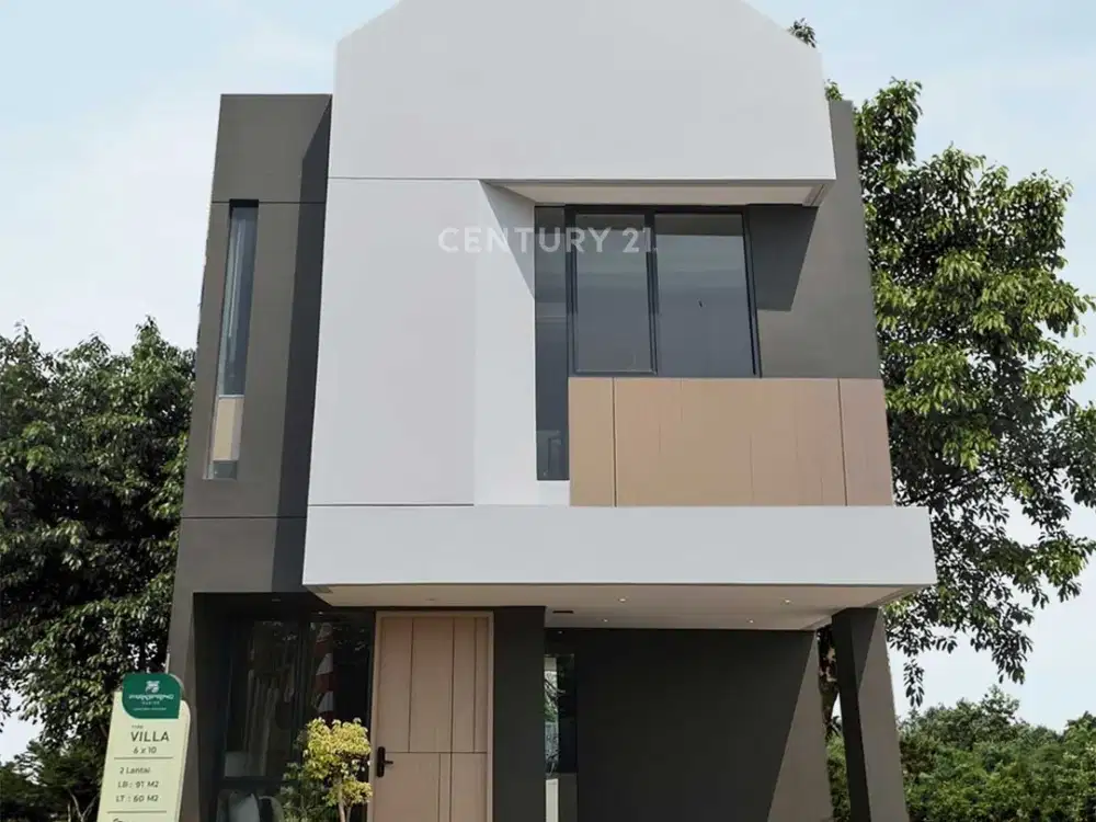 Rumah 2 Lantai Tipe Villa Di Parkspring Gading Siap Huni
