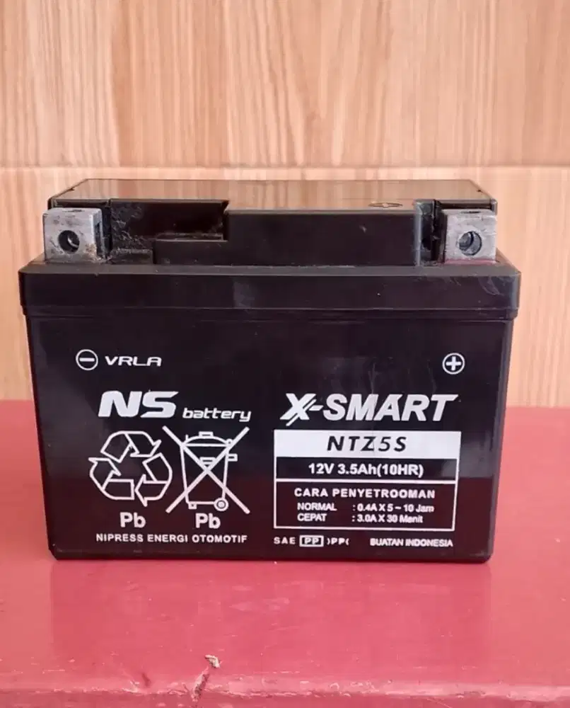 Jual aki bekas motor matic 12V 3.5A