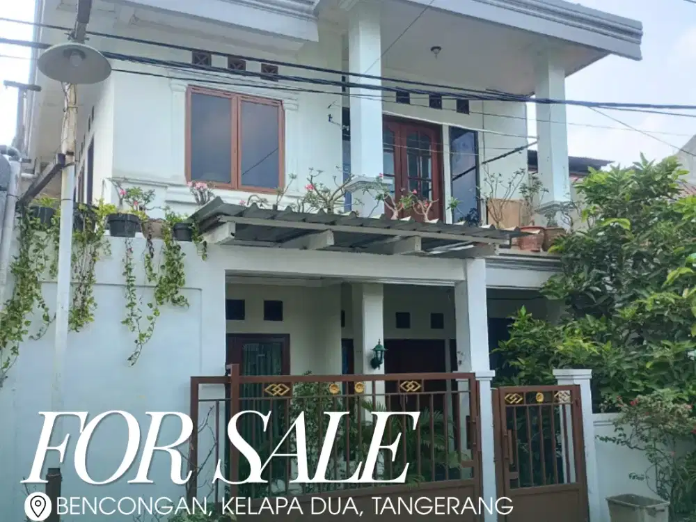 FOR SALE Rumah Siap Huni 2.5 Lantai di Harapan Kita Karawaci