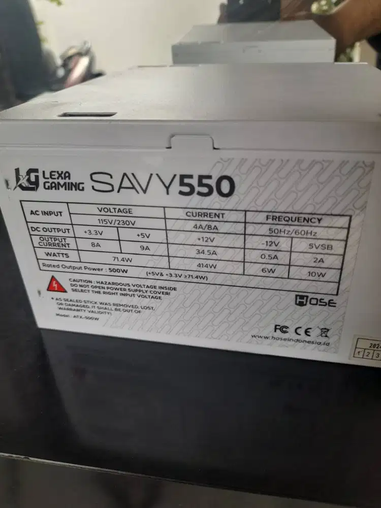 PSU Lexa Gaming savy 550w Pure RGB