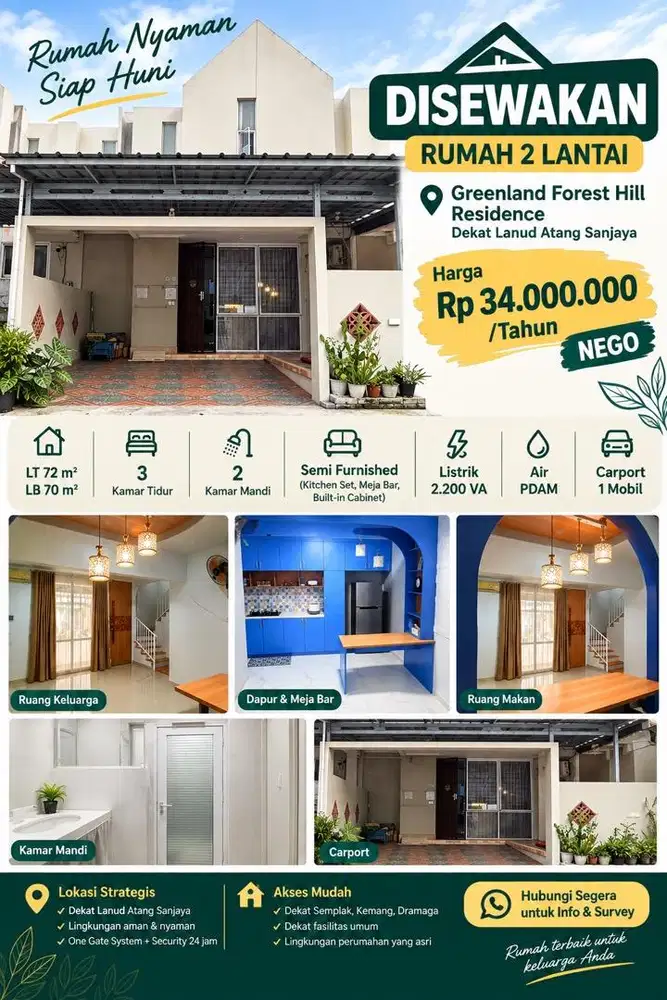 Rumah Nyaman Siap Huni