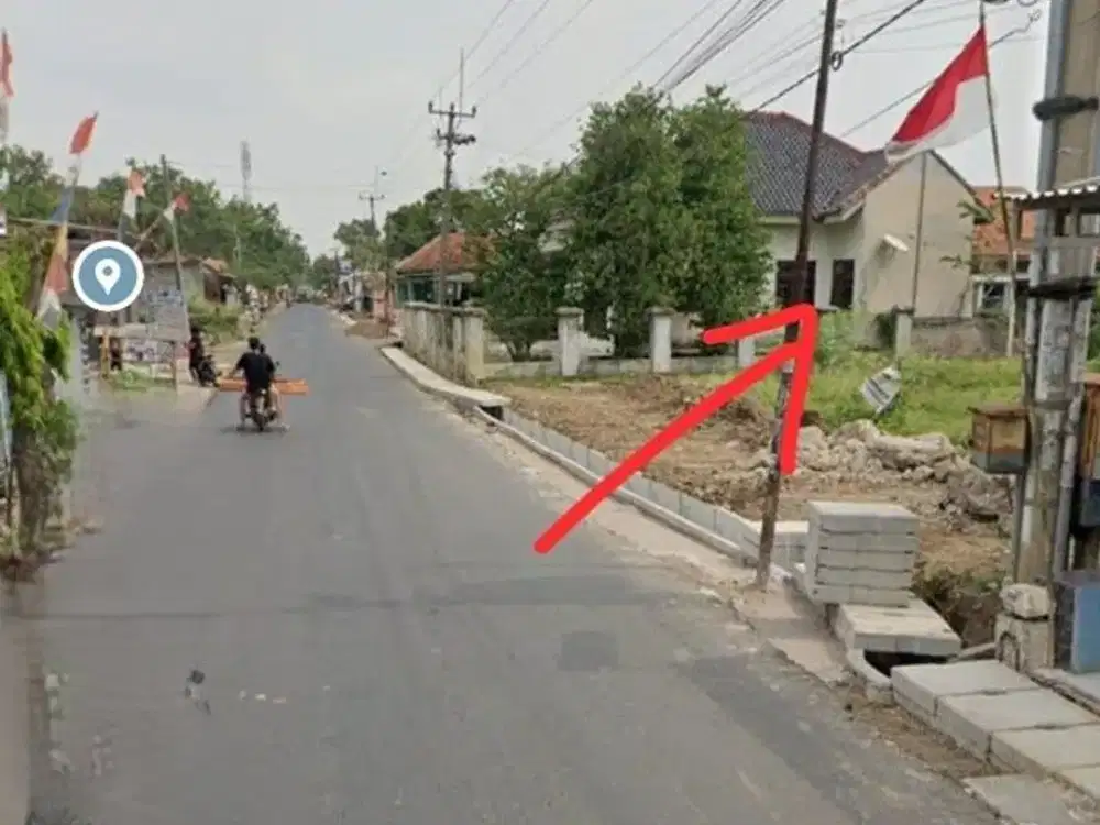 Jual Tanah Nol Jalan Provinsi Cocok Untuk Usulan Lokasi Minimarket Indramayu