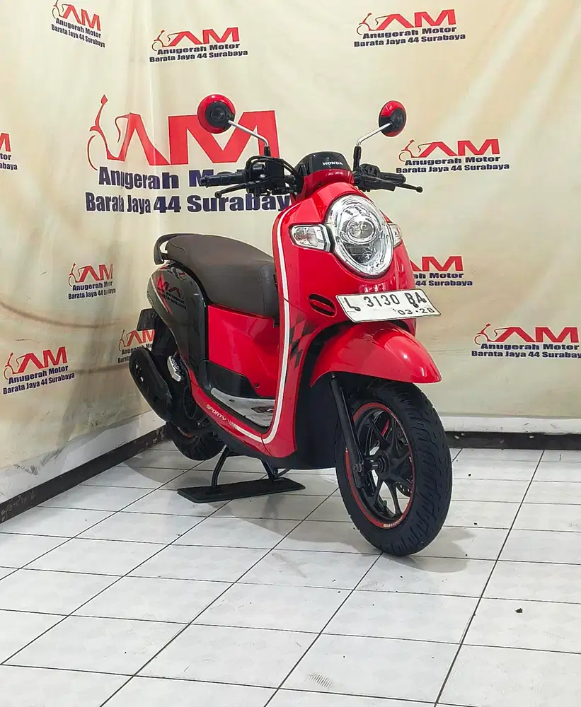 Ready Honda Scoopy Sporty Tahun 2018 warna Merah