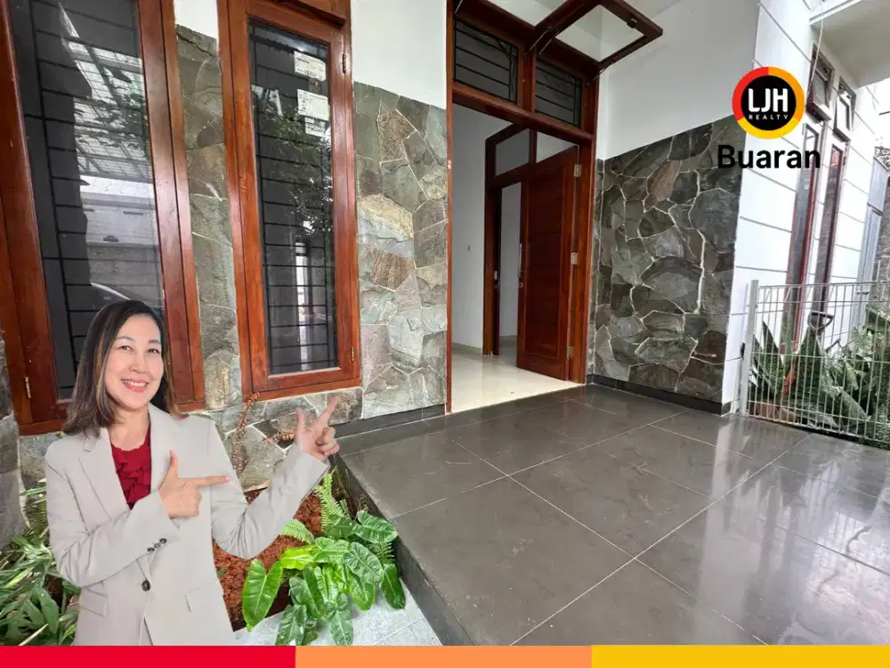 Disewa Rumah dengan Konsep Hijau di Komplek Palem Residence Pondok Bambu Duren Sawit Jakarta Timur
