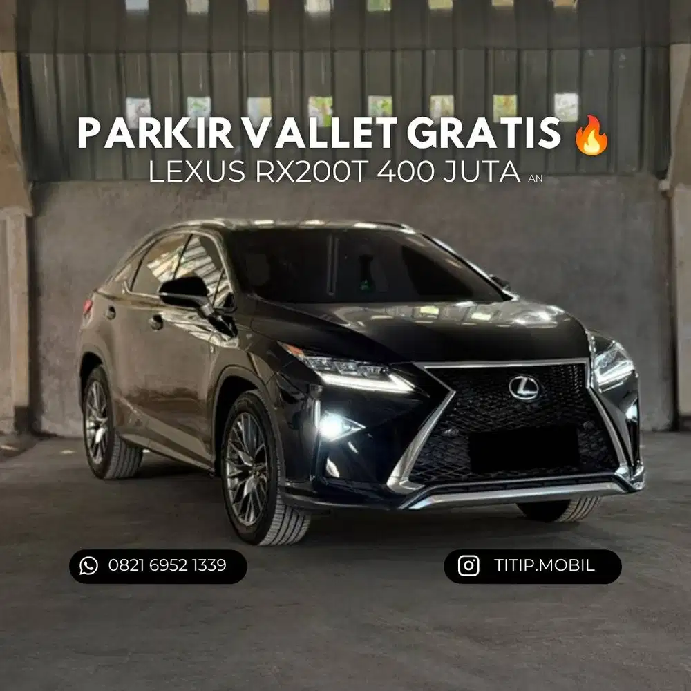 [CASH] Lexus RX200T F Sport Turbo 2018