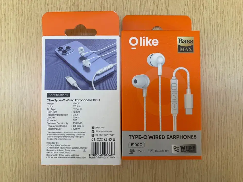 HF Cable Olike E100C White