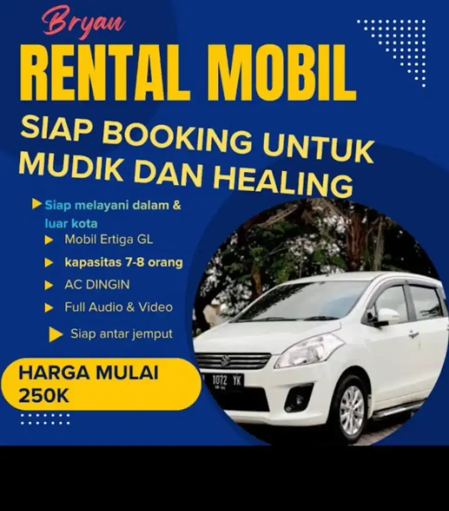 Rental mobil + sopir