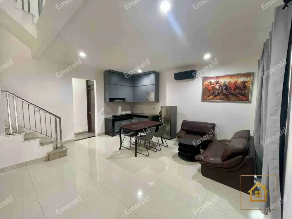 Rumah 3 Lantai Furnished Golf Island PIK