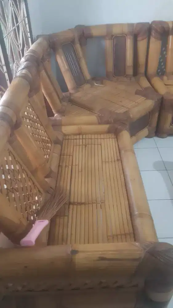KURSI BAMBU ANYAMAN