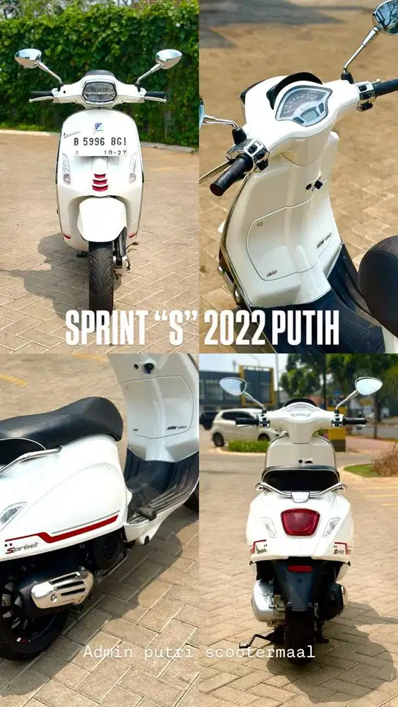 PIAGGIO VESPA SPRINT S 2022 PUTIH