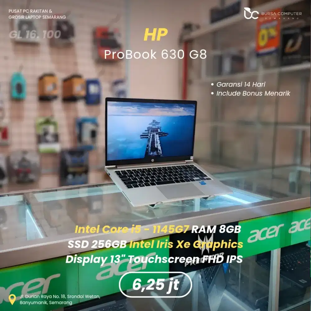 HP Probook 630 G8 | Core i5 1145G7 8GB 256GB