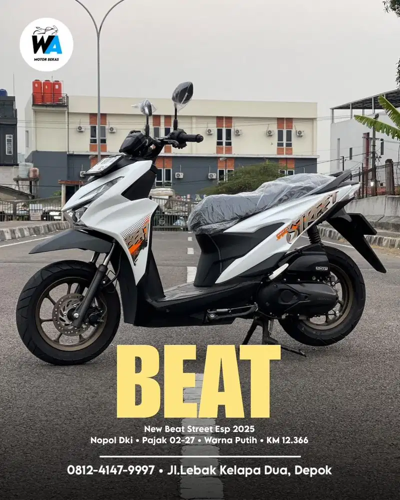 Kredit/Cash Honda New Beat Street Esp Tahun 2025 ISTIMEWA