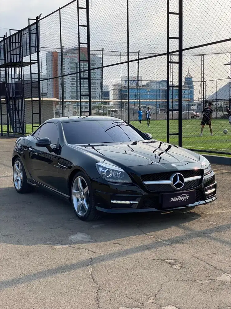 Mercy SLK200 AMG 2012 hitam Low KM
