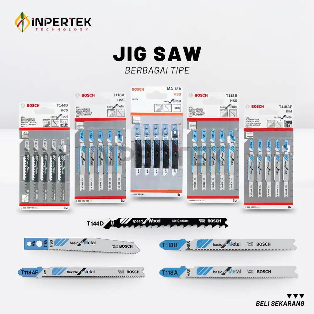 Jig Saw Blade Mata Pisau Gergaji untuk Berbagai Material